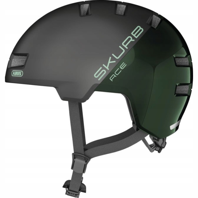 Abus Přilba Skurb Ace na kolo moss green S (52-56 cm)