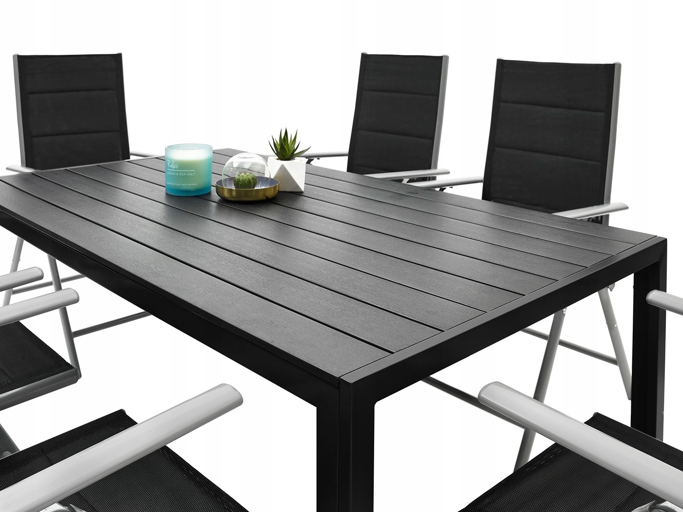 MEBLE OGRODOWE ZESTAW STÓŁ 6+1 NA TARAS BALKON Producent MAT-COMPANY