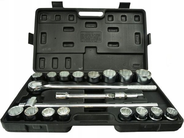 Sada Kľúčov NASAD.21ks3/4 12-UHOL.19-50MM/ČIERNY Kufor Geko G10111