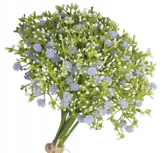 SZTUCZNE KWIATY ROŚLINY GAŁĄZKI BUKIET KWIATÓW GIPSÓWKA