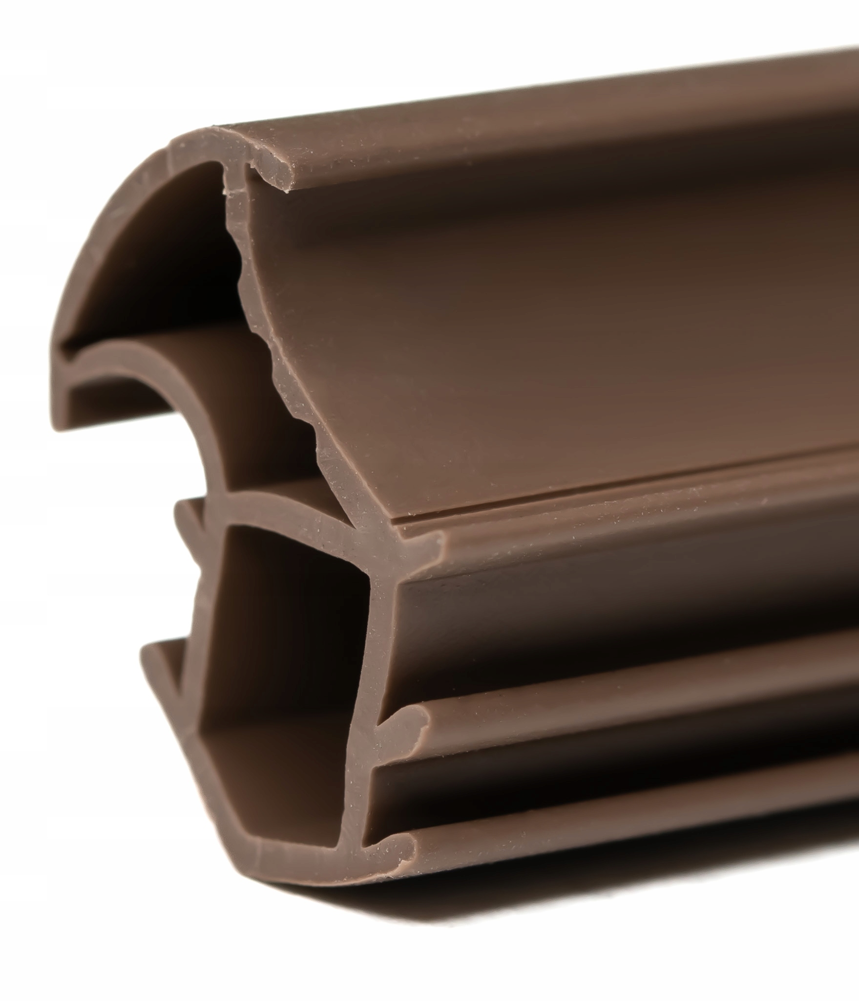 USZCZELKA DO OŚCIEŻNICY PROGU DRZWI METALOWYCH BRĄZOWA 6 mb Długość 600 cm