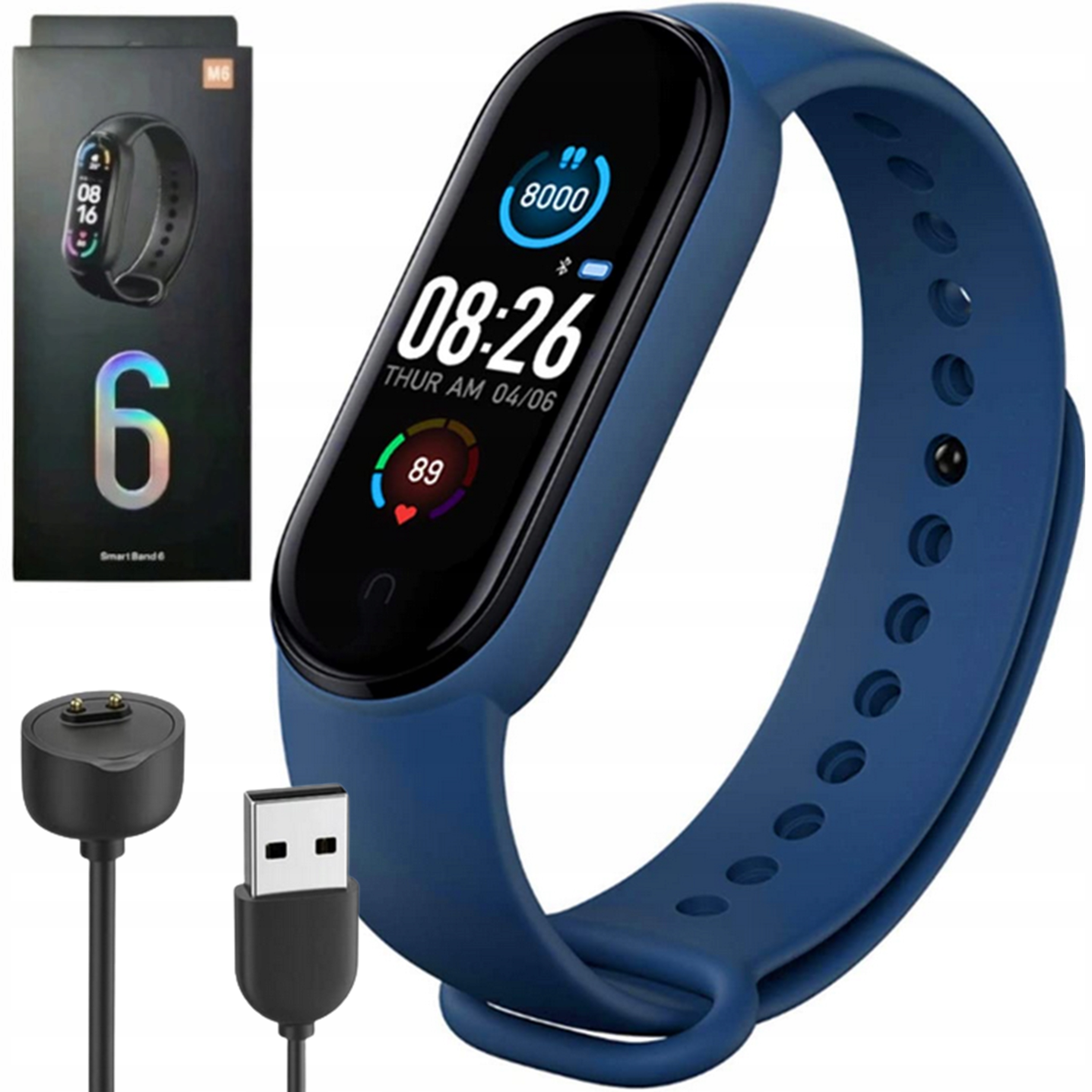 

Smartwatch Smartband Opaska Sportowa Zegarek M6