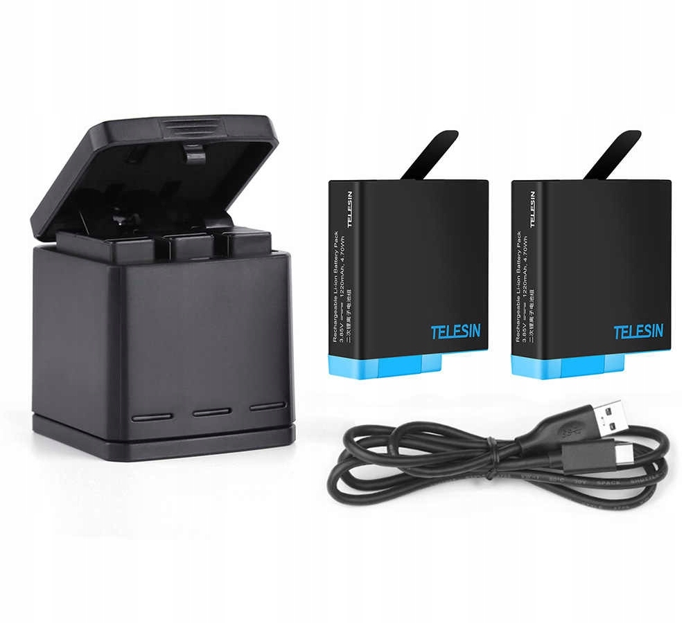 

Ładowarka Usb 2x Bateria do Gopro Hero 5 Black