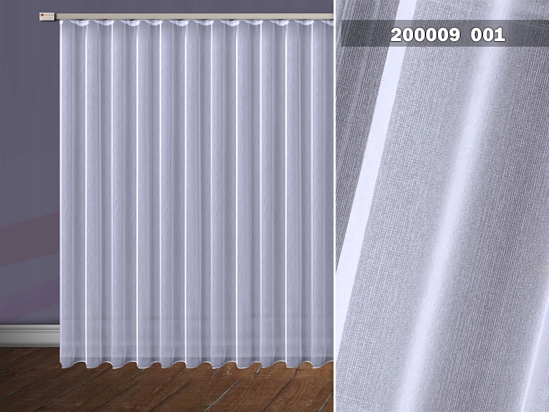 FIRANA FANTAZYJNA 200009/300 FIRANKA BIAŁA NOWOŚĆ Materiał poliester