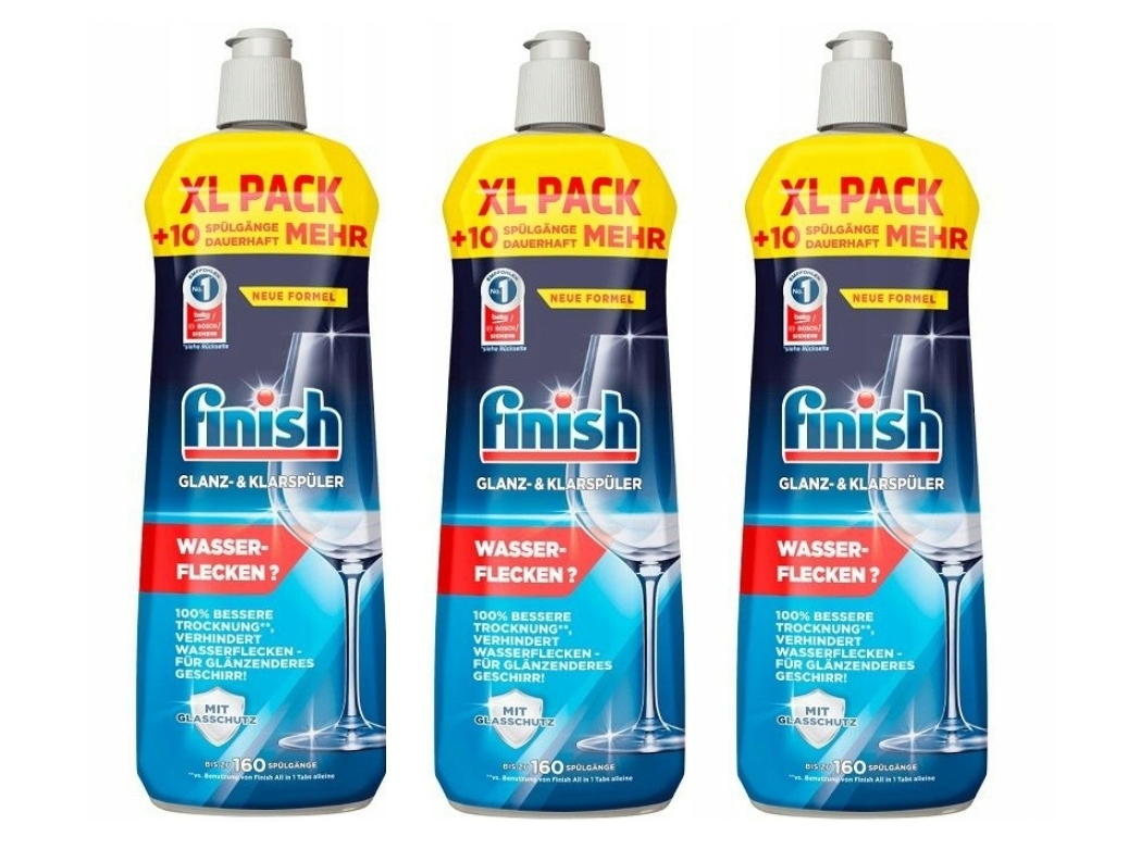 

Finish Zestaw Nabłyszczacz do Zmywarki 3x800ml XL
