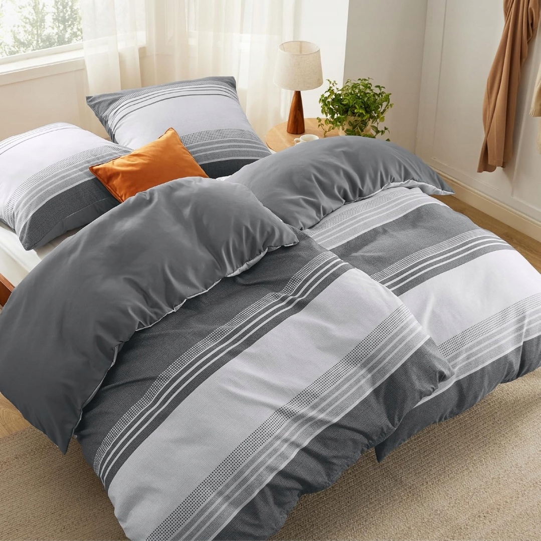 Bedsure 4dílná Povlečení , 2x přikrývka 135x200 2x povlak na polštář 80 x 80