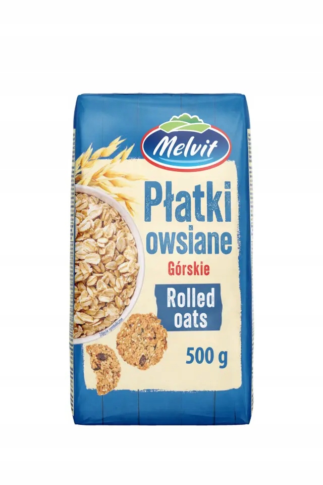Levně Melvit Ovesné Vločky Horské Modré 500 G (10 X 500 Gramů)