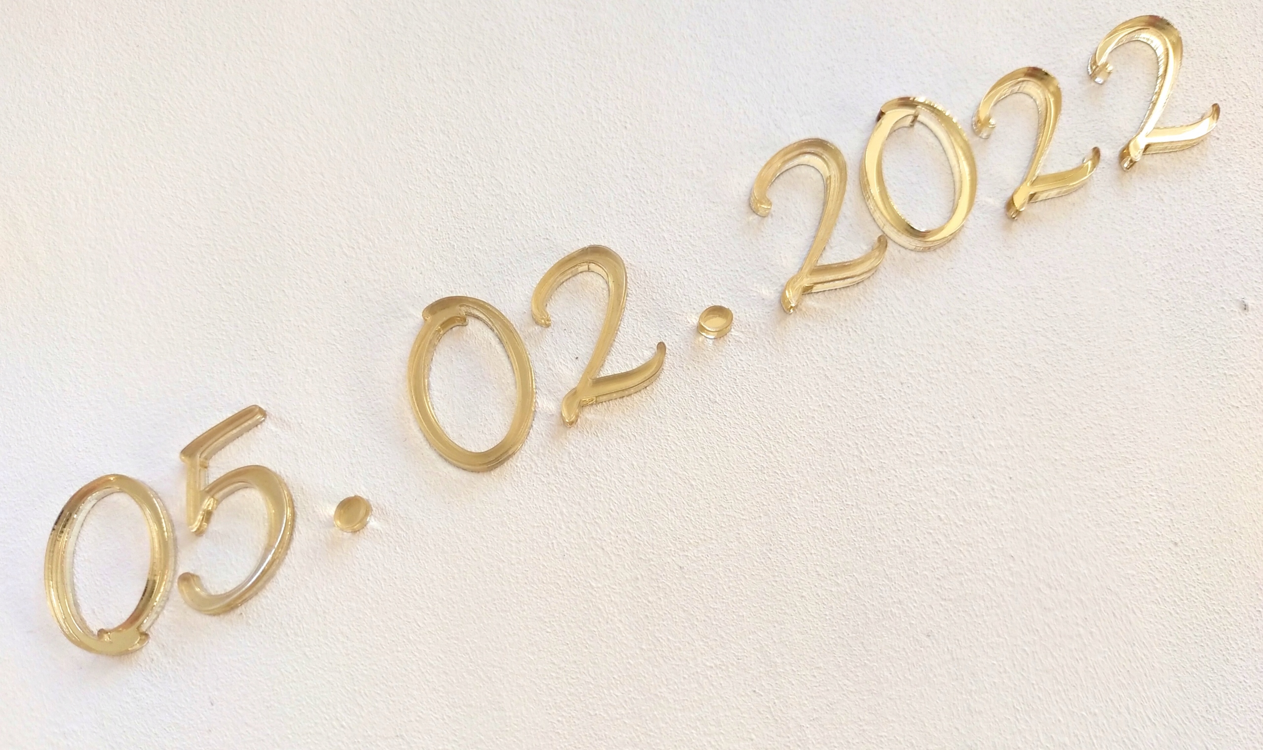 Data plexi złote lustro 2 cm