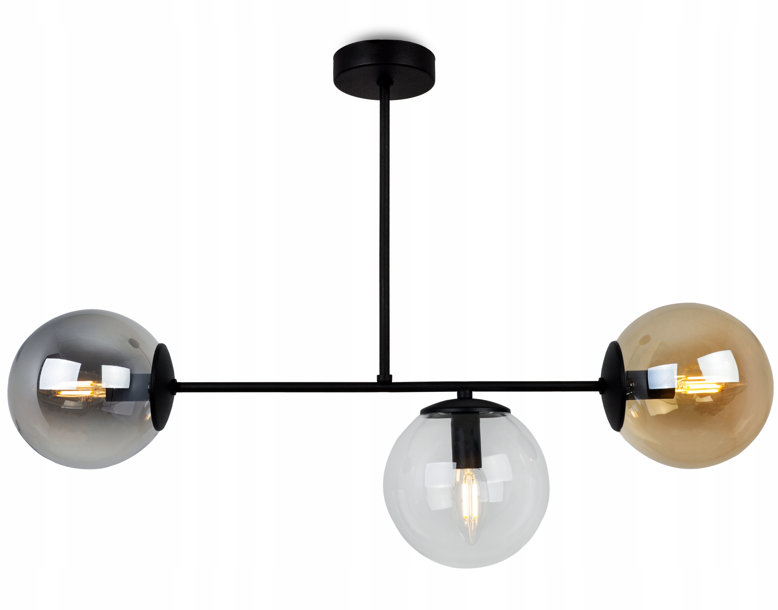 

Lampa Wisząca Nowoczesna Szklane Kule Żyrandol Led