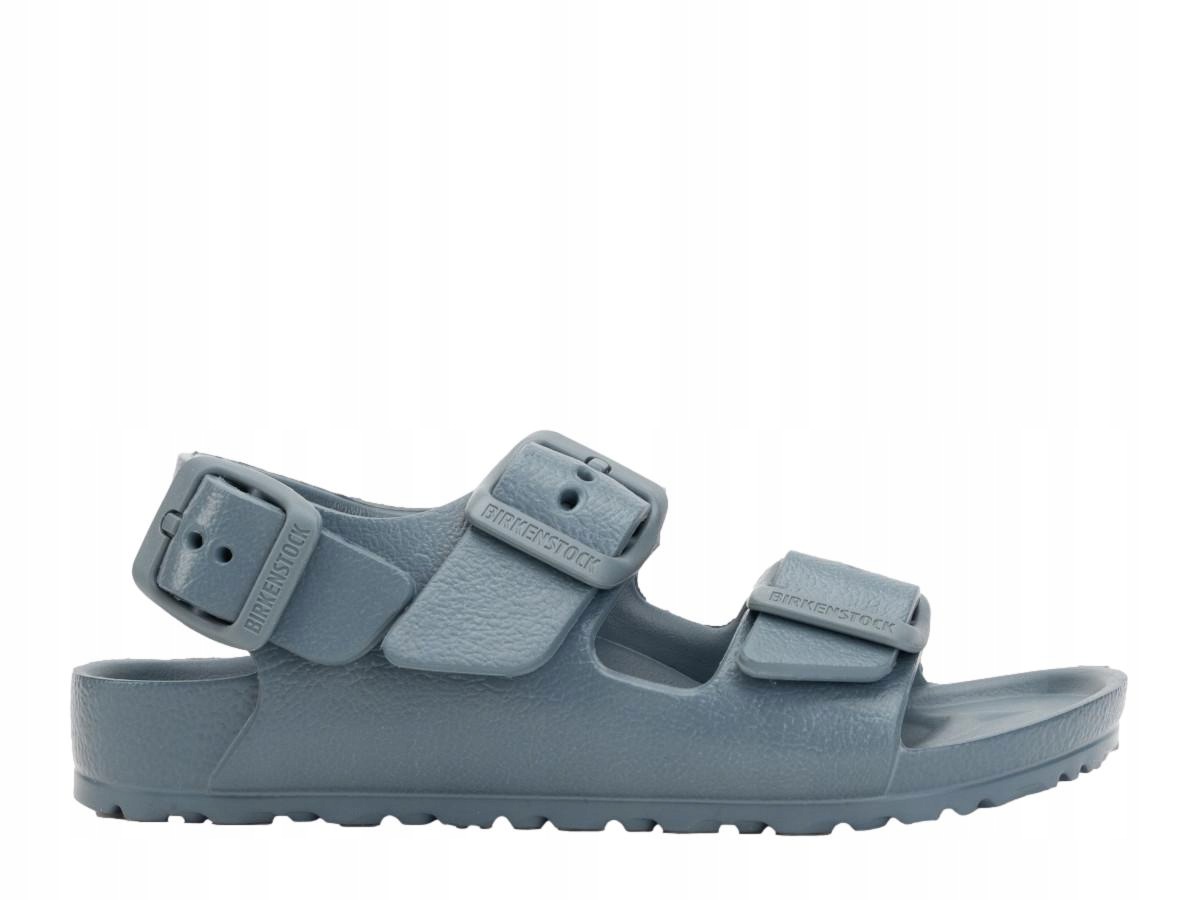 Sandały dziecięce Birkenstock Milano Eva wodoodporne szare 32