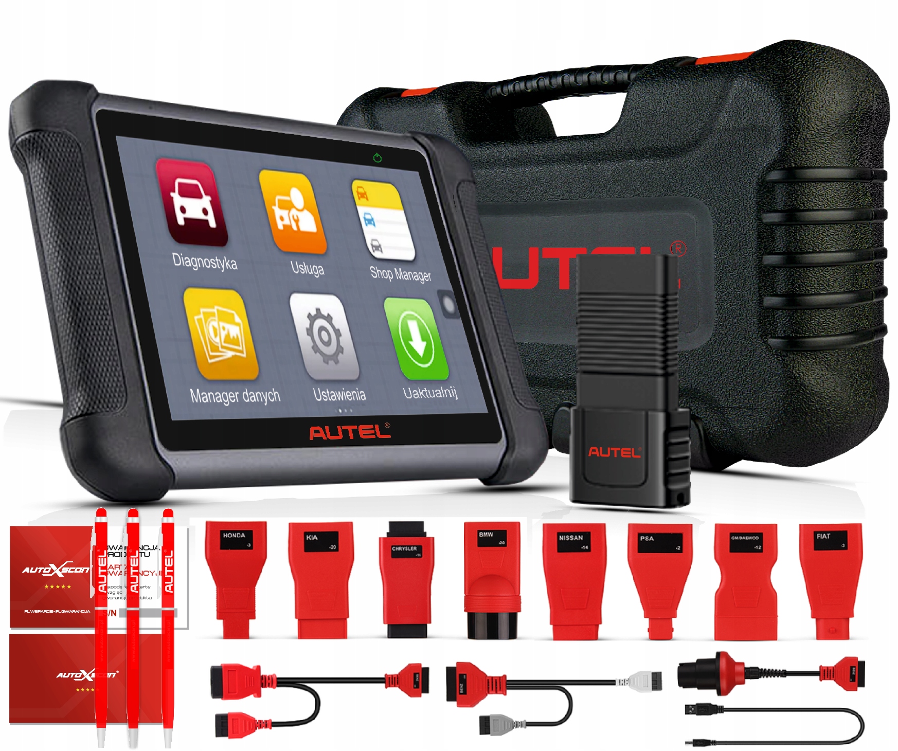 TESTER SKANER KOMPUTER INTERFEJS DIAGNOSTYCZNY AUTEL MaxiSYS MS906S