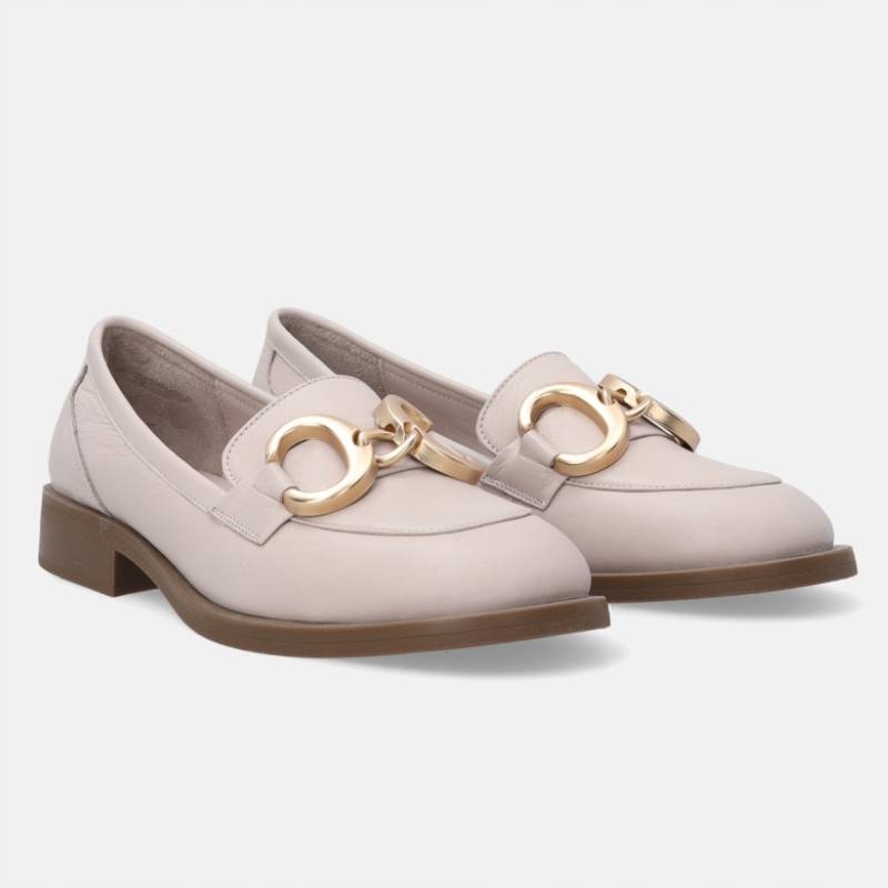 Venezia A050LEGEOBM028 šedé mokasíny vel. 40 ozdobná spona Kochland