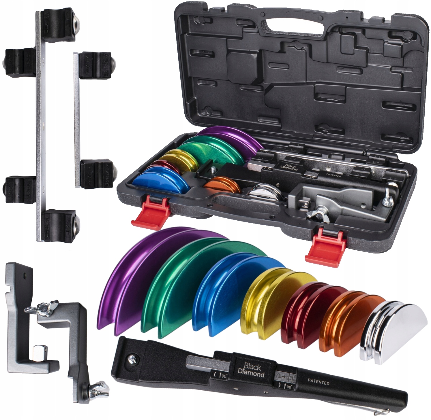 Kušová ohýbačka na palcové rúry s držiakom na ohýbanie Black Diamond 12999