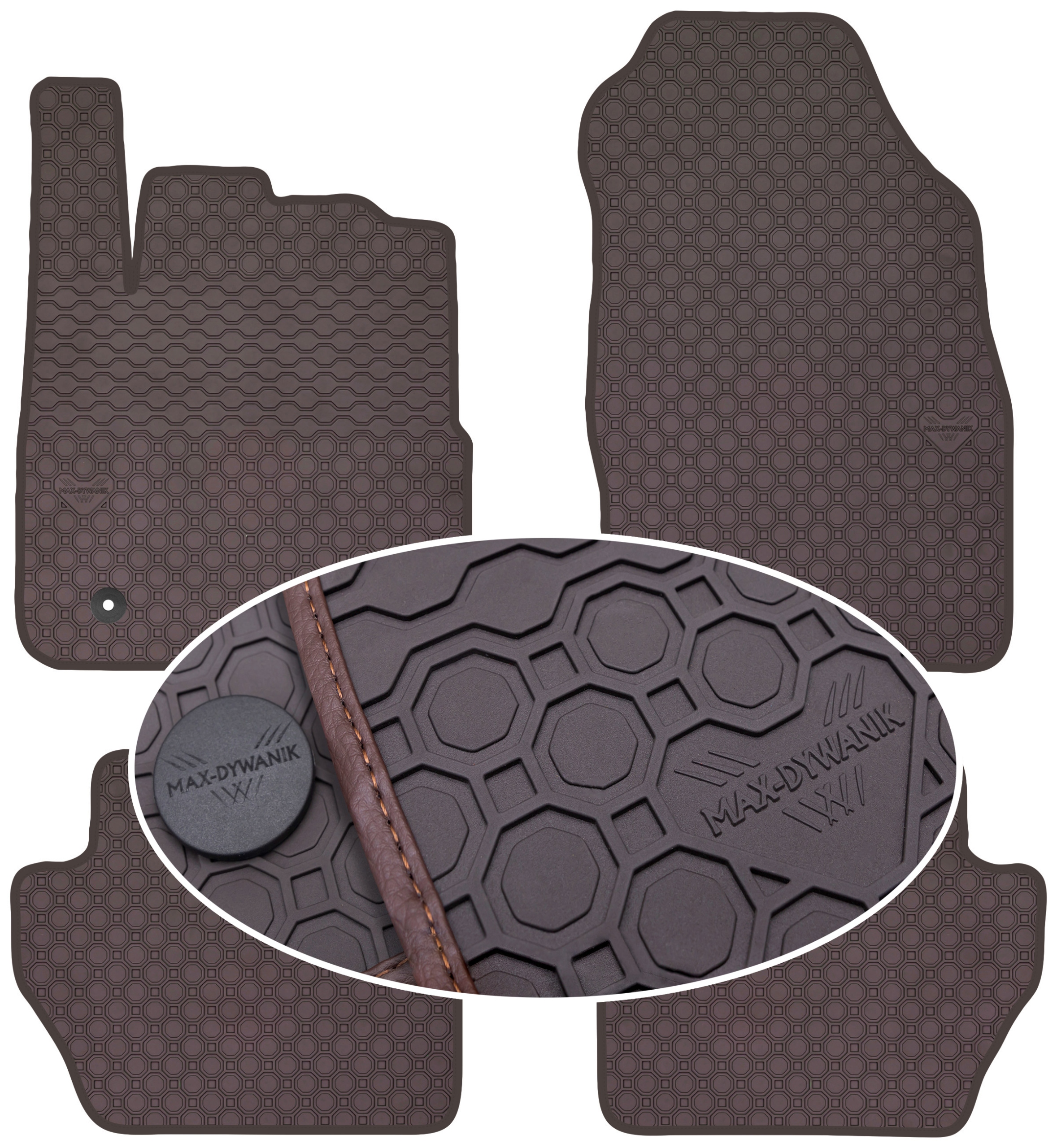 Ford Fiesta MK6 Fl 2011-2017 Koberce Bronzové