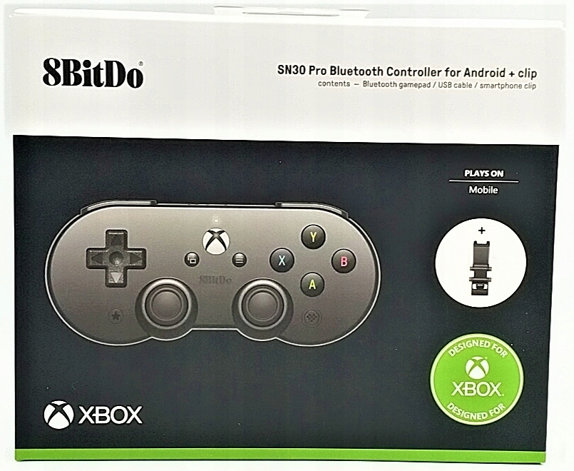 8BitDo SN30 Pro Xbox Cloud Pad + Uchwyt Android iOS OUTLET Stan opakowania otwarte