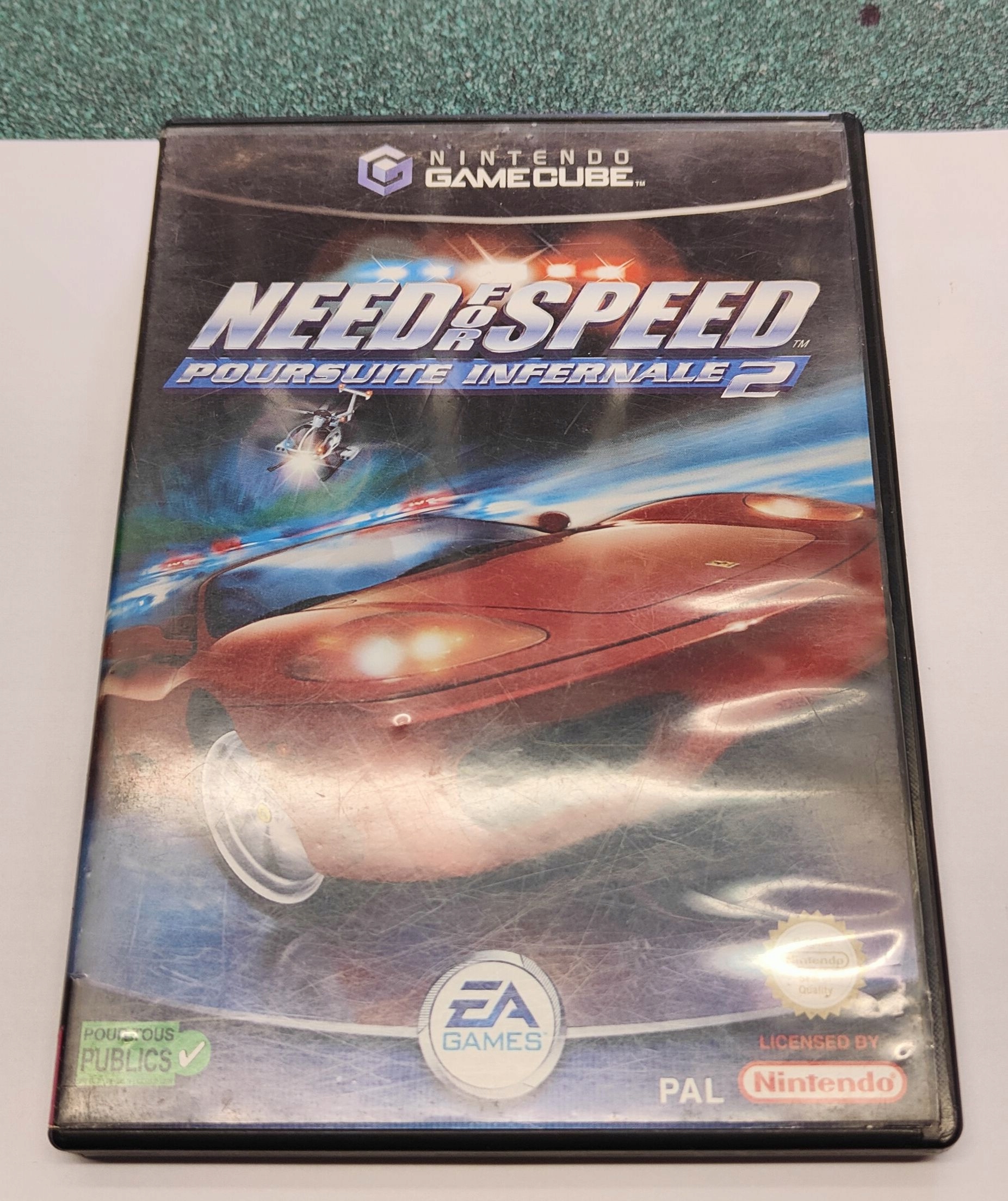 Need For Speed Poursuite Infernale 2 Nintendo GameCube pudełkowa