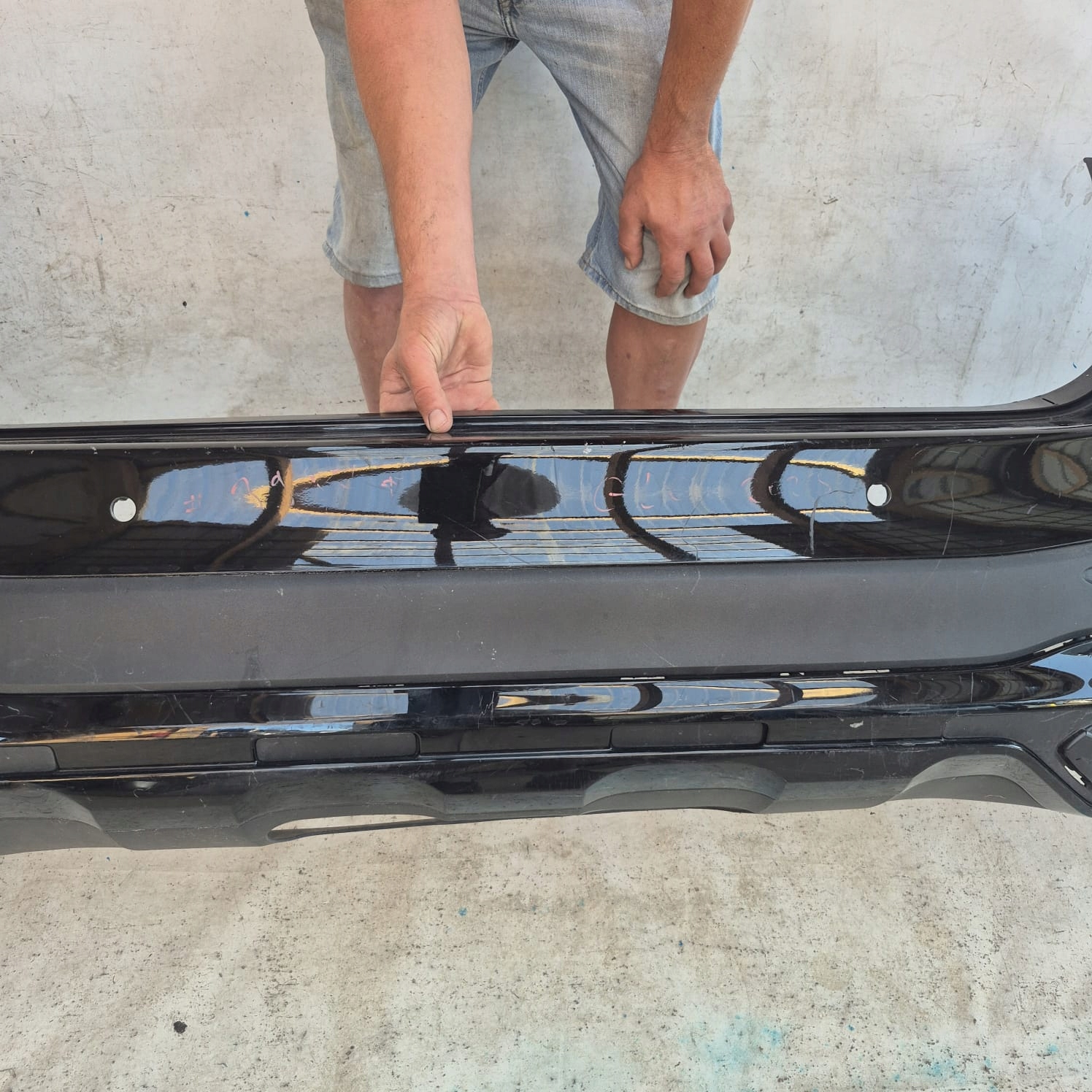 MERCEDES GLC II 2 X254 AMG 22-> bumper rear part rear 6XPDC