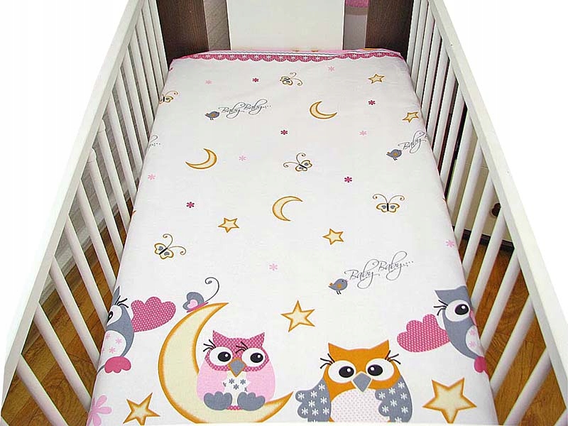 

Bawełniane prześcieradło na gumce,łóżeczko 120x60