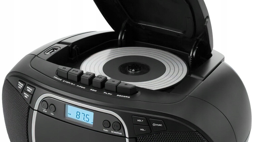 Radioodtwarzacz JVC RC-E451B CD AUX USB Czarny Pilot nie