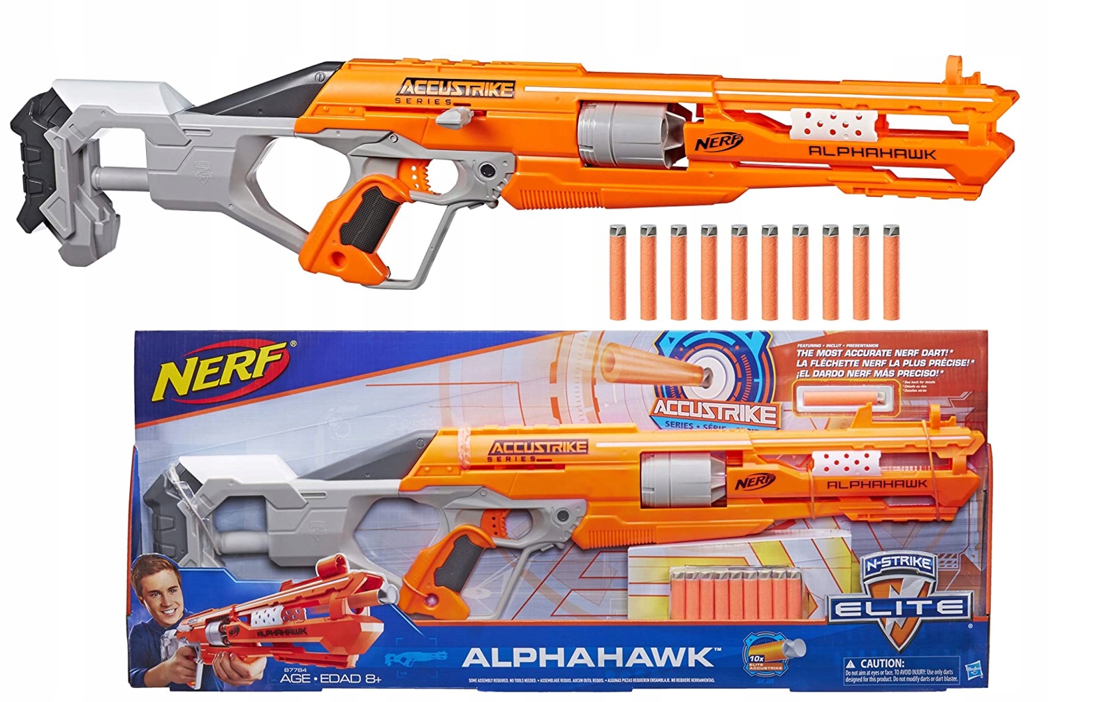 NERF N-STRIKE ELITE SNAJPERKA ALPHAHAWK Płeć chłopcy