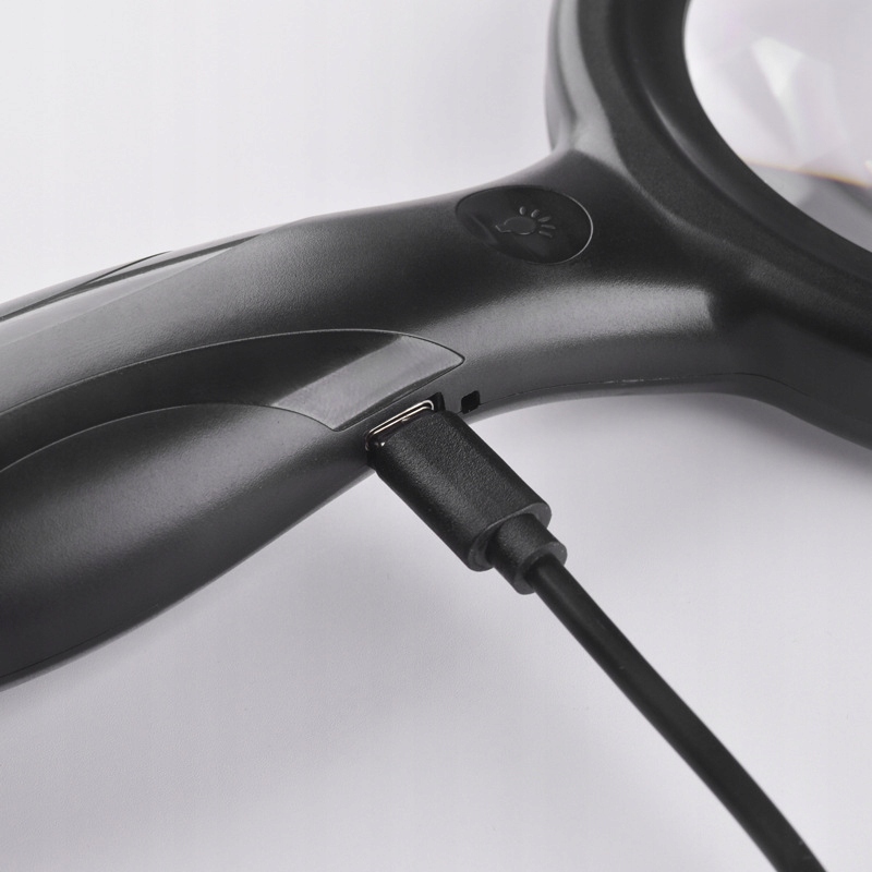 LUPA SZKŁO POWIĘKSZAJĄCE Z PODŚWIETLENIEM 33LED 30x/60x SZKŁO POWIĘKSZAJĄCE Marka bez marki