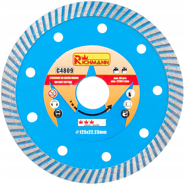 

Tarcza Diamentowa Segmentowa 125x22,23MM Turbo