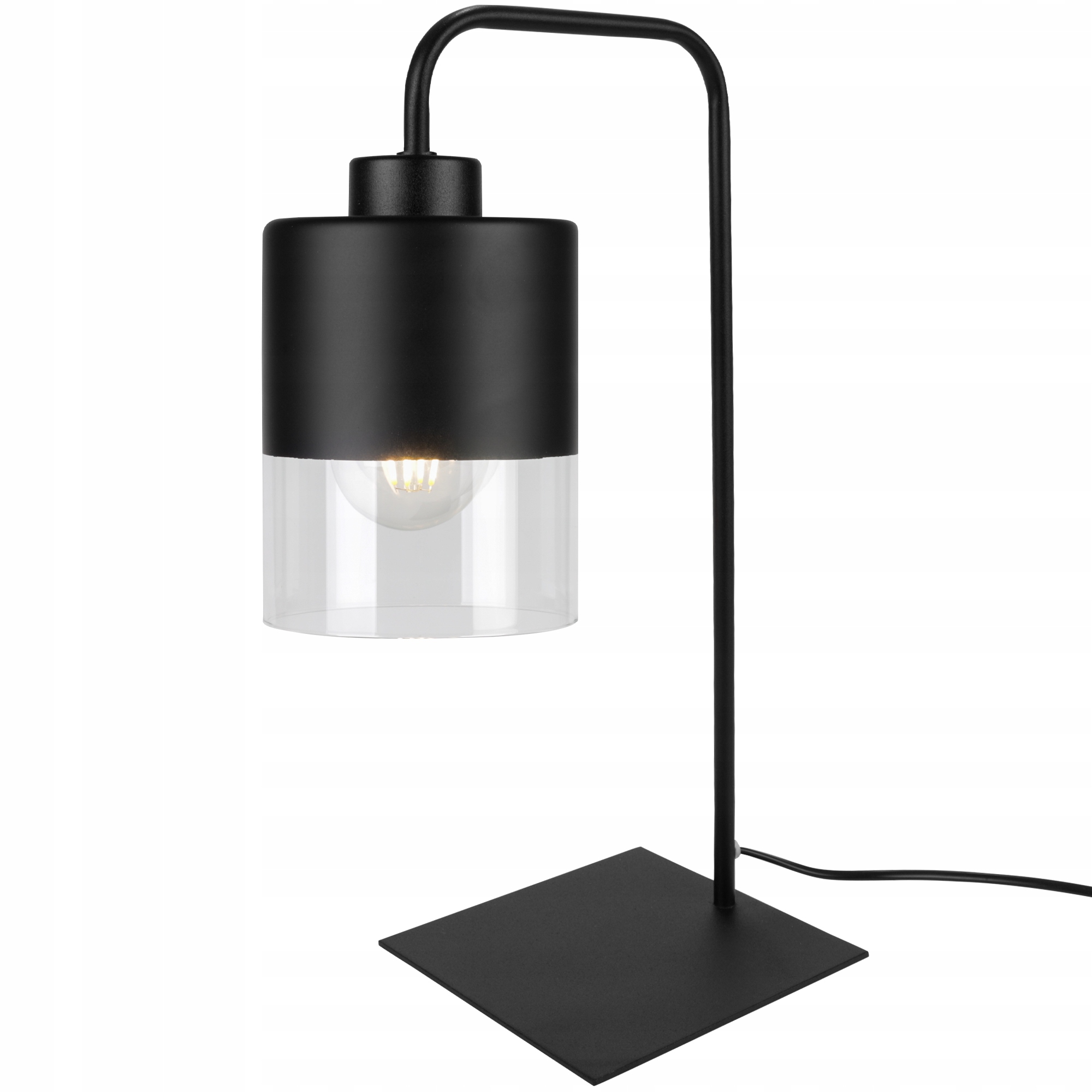 

Lampka Stojąca Nocna Biurkowa Szklana Led