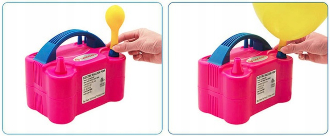 POMPKA ELEKTRYCZNA DO BALONÓW Wydajna Szybka Mocna NIE TRAĆ CZASU! Materiał inny