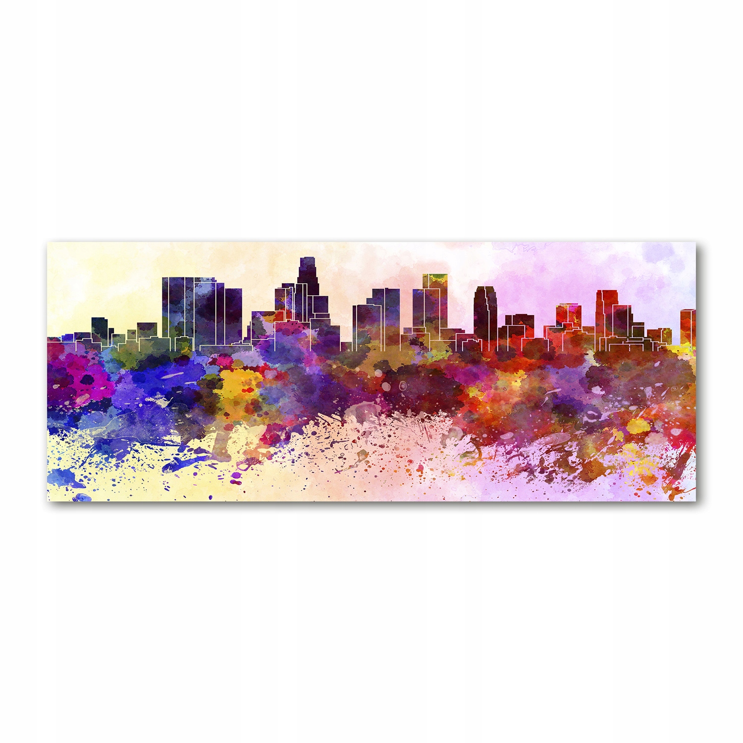 

Foto obraz szkło akryl Los Angeles kolory 125x50cm