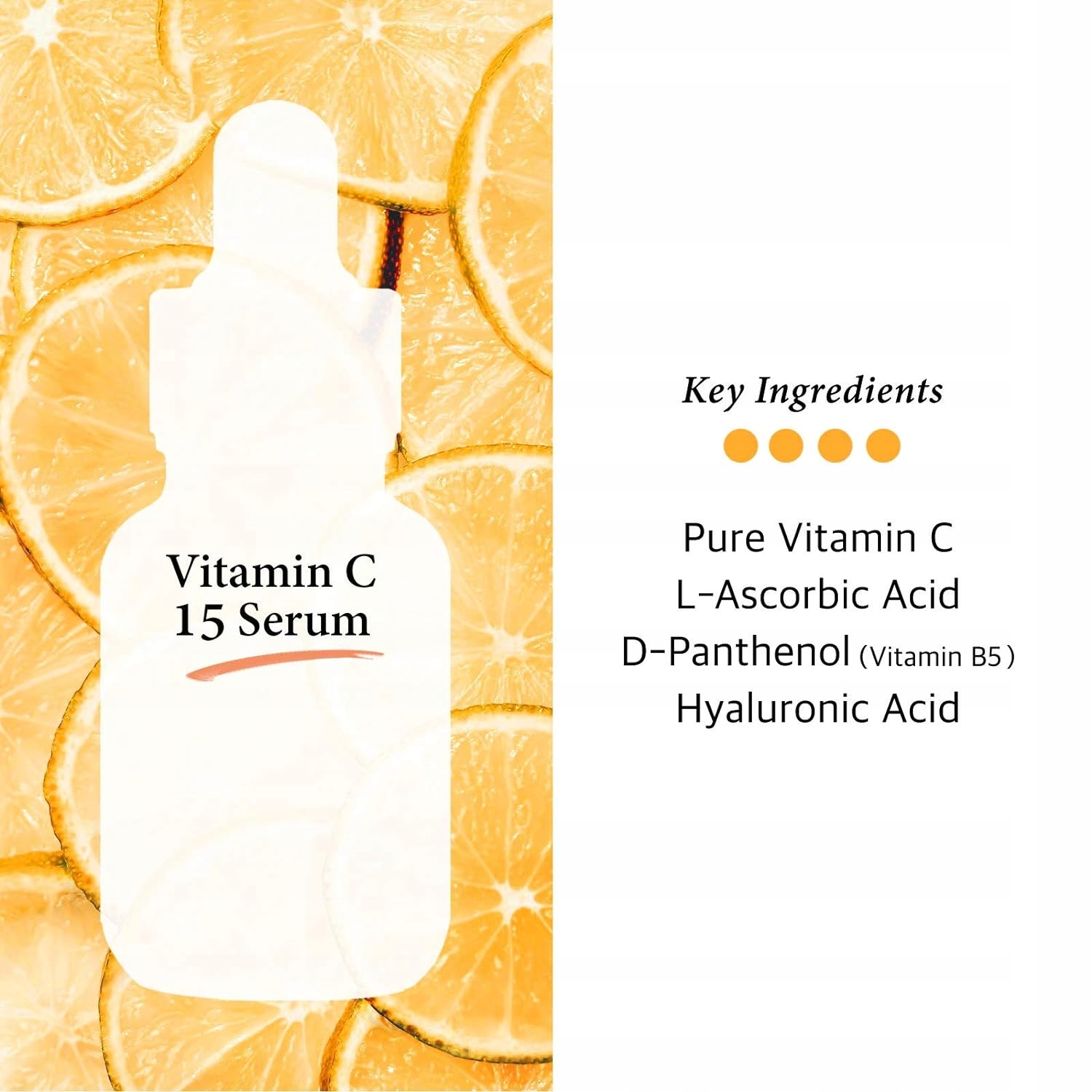 COS DE BAHA - VA Vitamin C 15% Ascorbic Acid Serum, 30 ml - rozświetlające serum do twarzy — 4