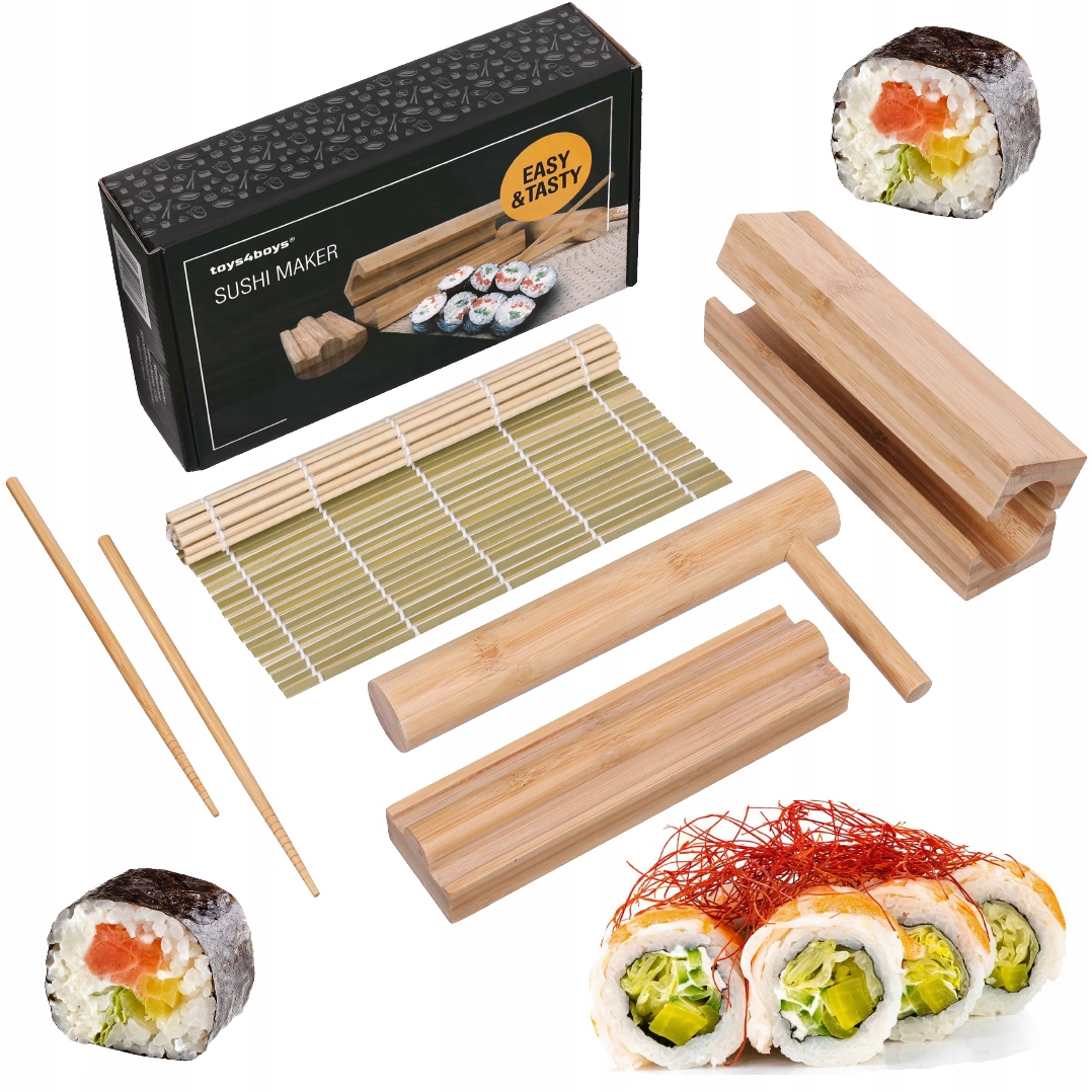 

Drewniany Zestaw Do Robienia Sushi Roller Master