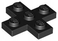 

Lego 15397 płytka 3x3 krzyż czarny 1 szt Nowy