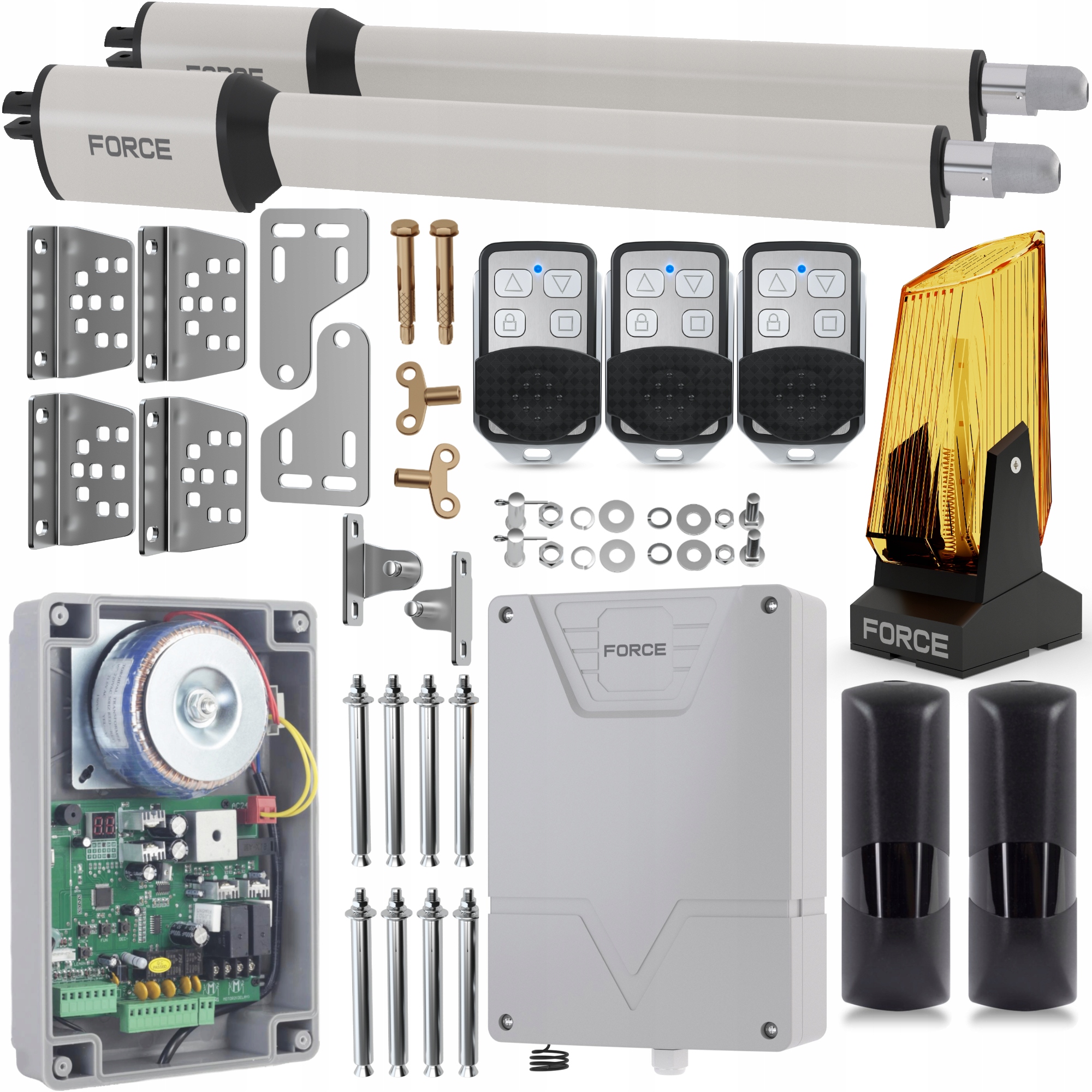 Sada pro křídlovou bránu Force SW300 Ls Koncové Spínače 2x3 m 600 kg