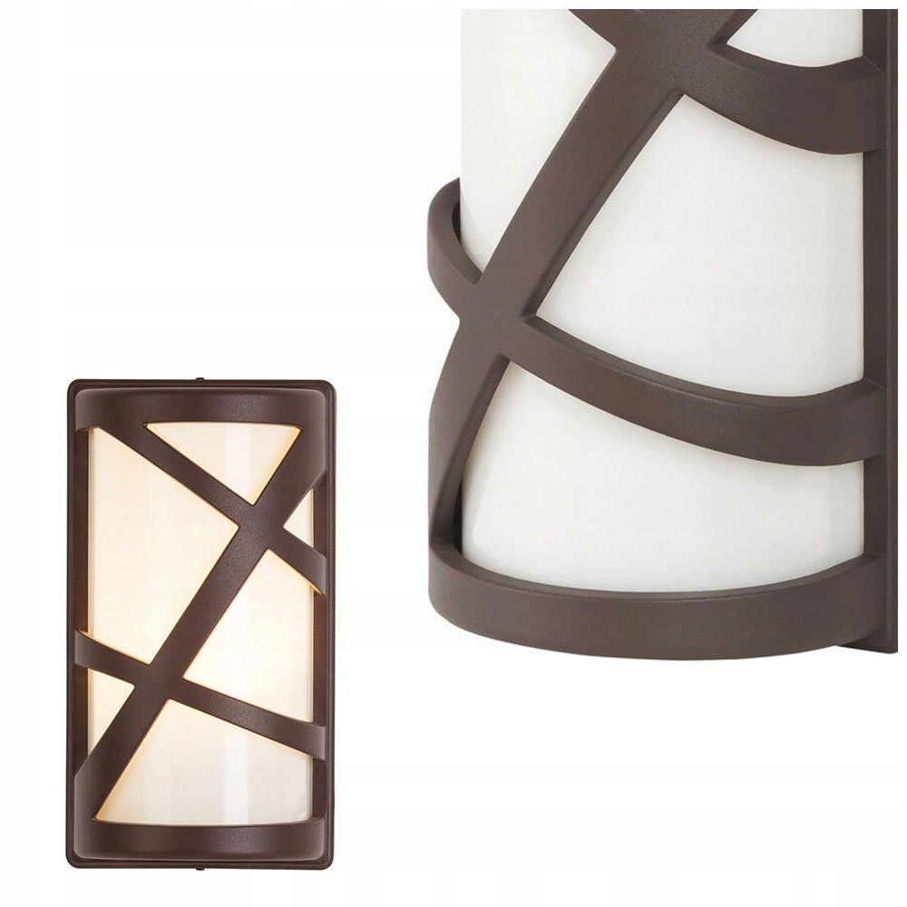 Moderní bronzová nástěnná lampa na zeď E27 Durango 8766 Rabalux