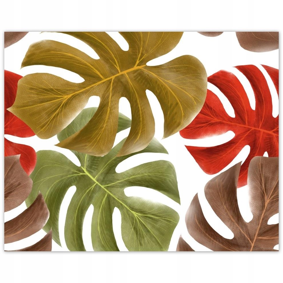 

Plakat 50x40 Jesienna Monstera Liście