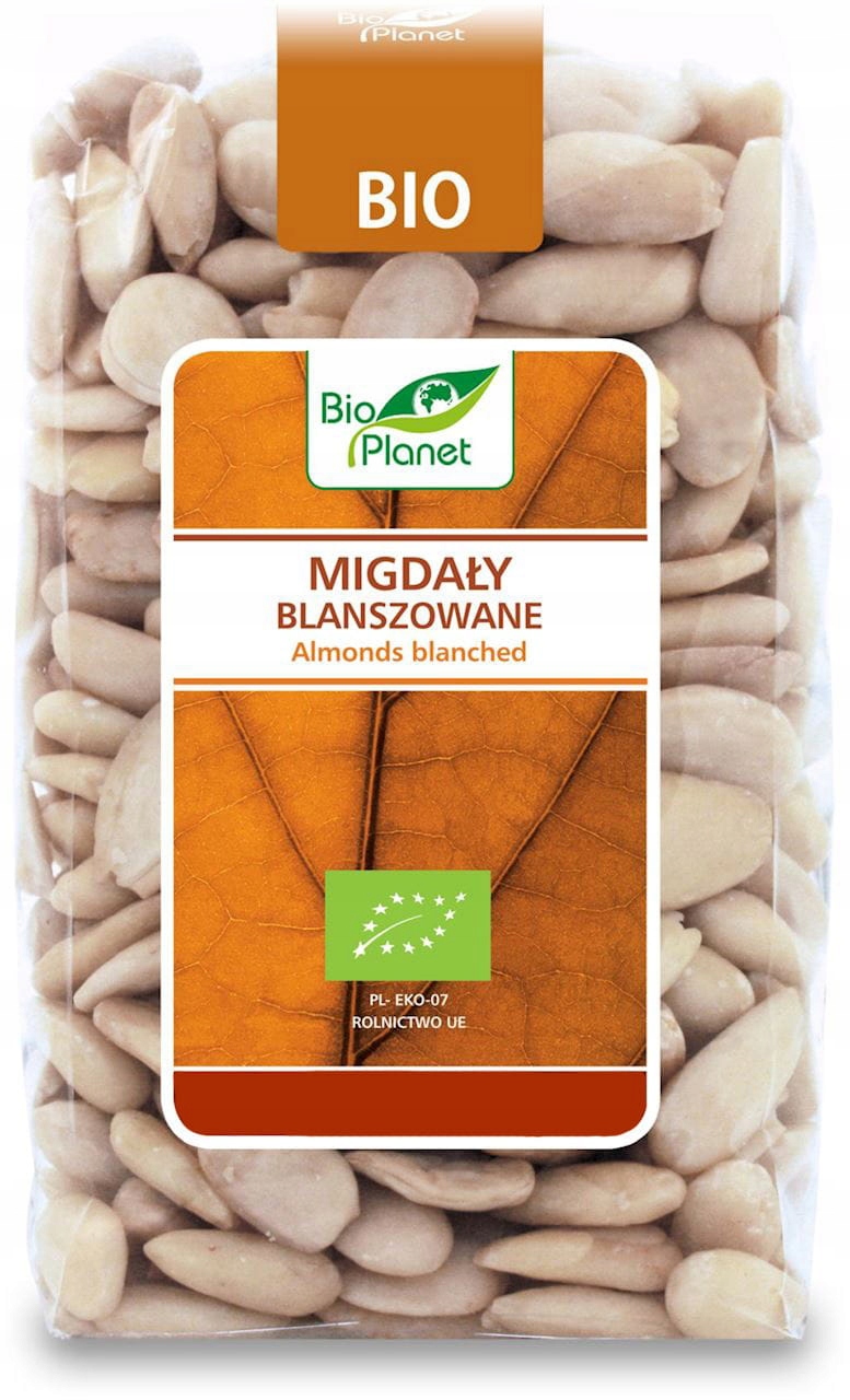 Levně Blanšírované Mandle Bio 350 g Bio Planet
