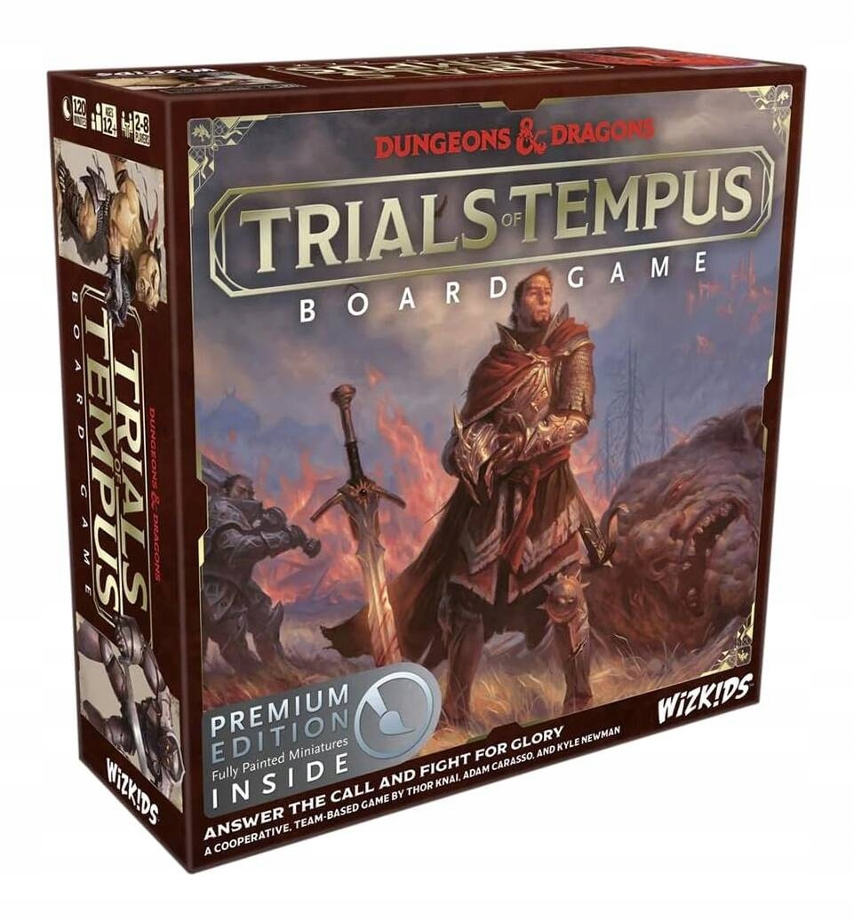 Gra Planszowa Dungeons And Dragons Trials Of Tempus (premium Edition)