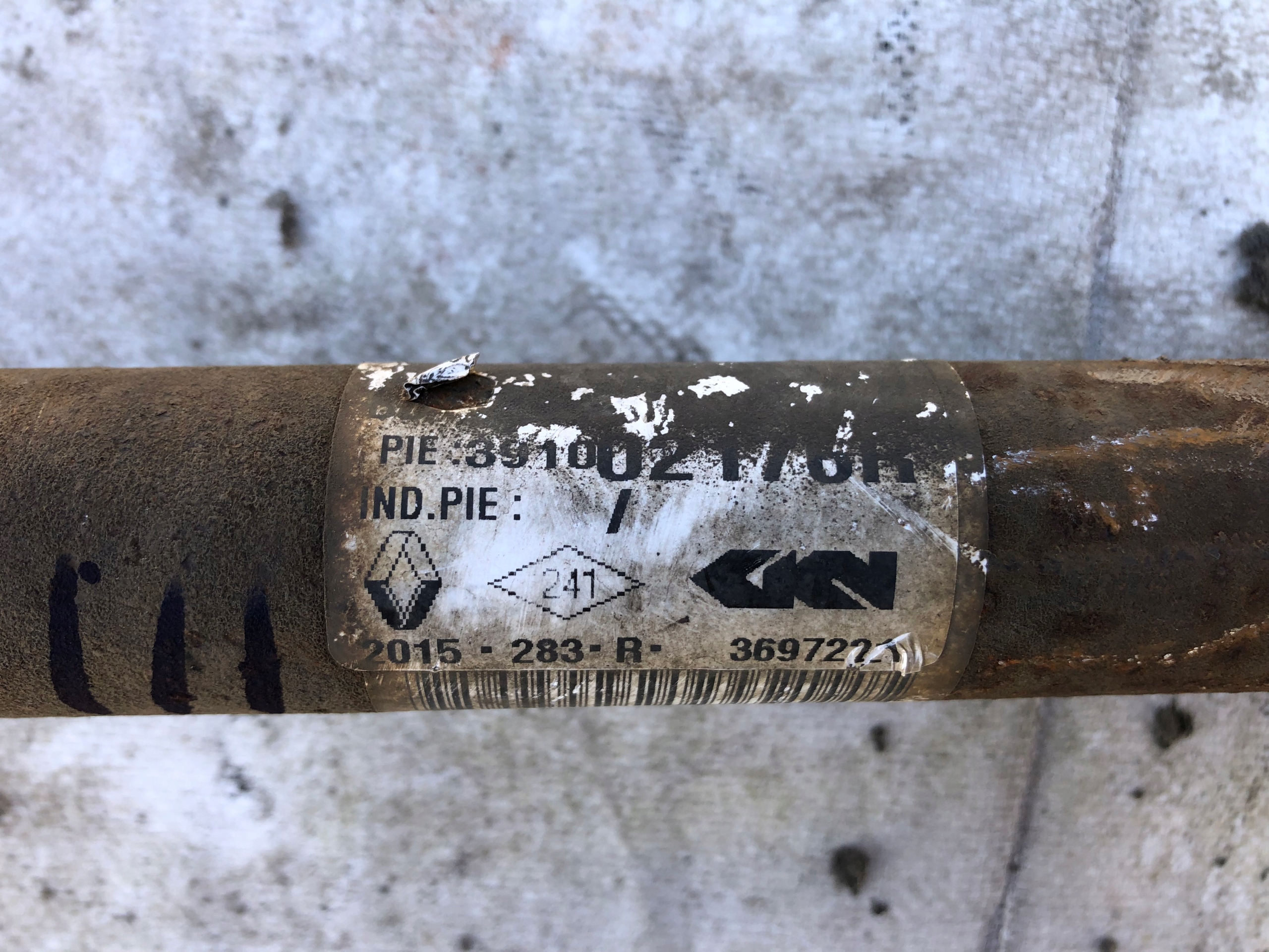 semi-axis right long RENAULT MASTER III 391002176R