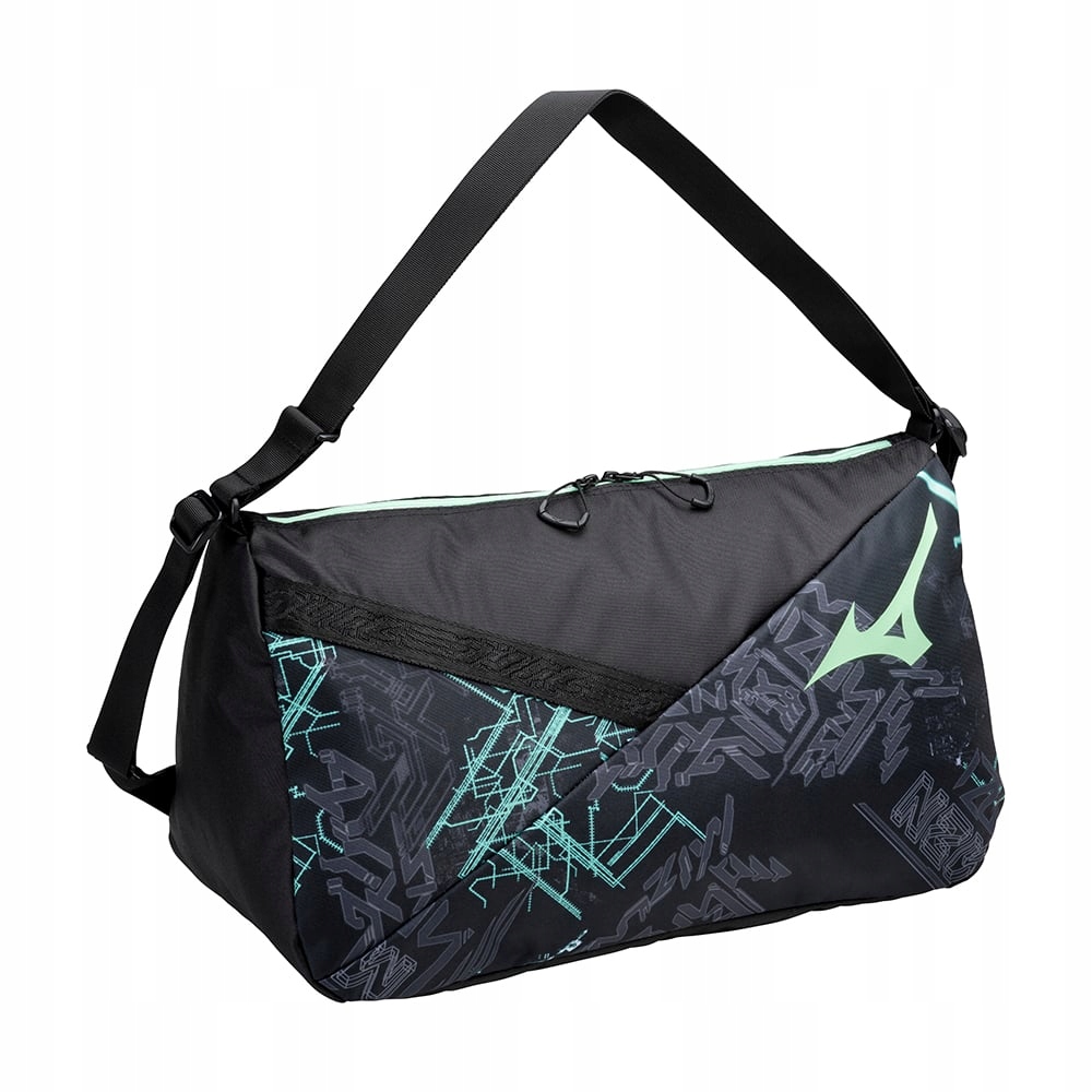 Torba sportowa turystyczna Mizuno Waso Holdall Black/mint
