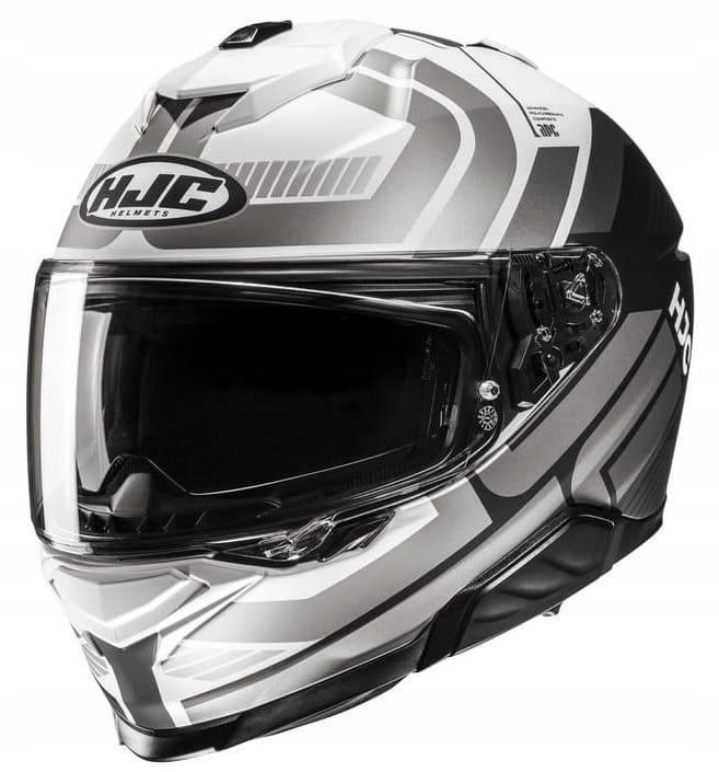 Hjc I71 Viz Grey Black Kask Motocyklowy Integralny Szary Czarny