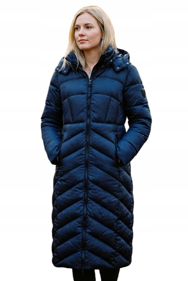 Dámská bunda Geo Norway Blanche Long kabátek dlouhá prošívaná zimní bunda