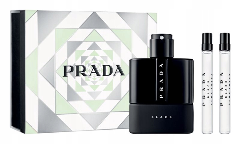 PRADA LUNA ROSSA BLACK EDP 100 ML ZESTAW ZAPACHOWY 11490045495
