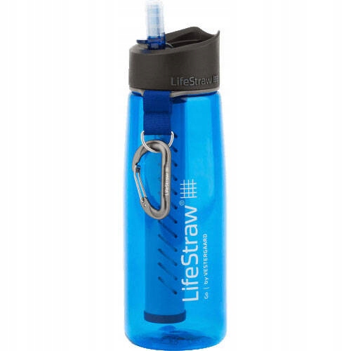 Бутелька з фільтром для води bidon LifeStraw Blue 1л