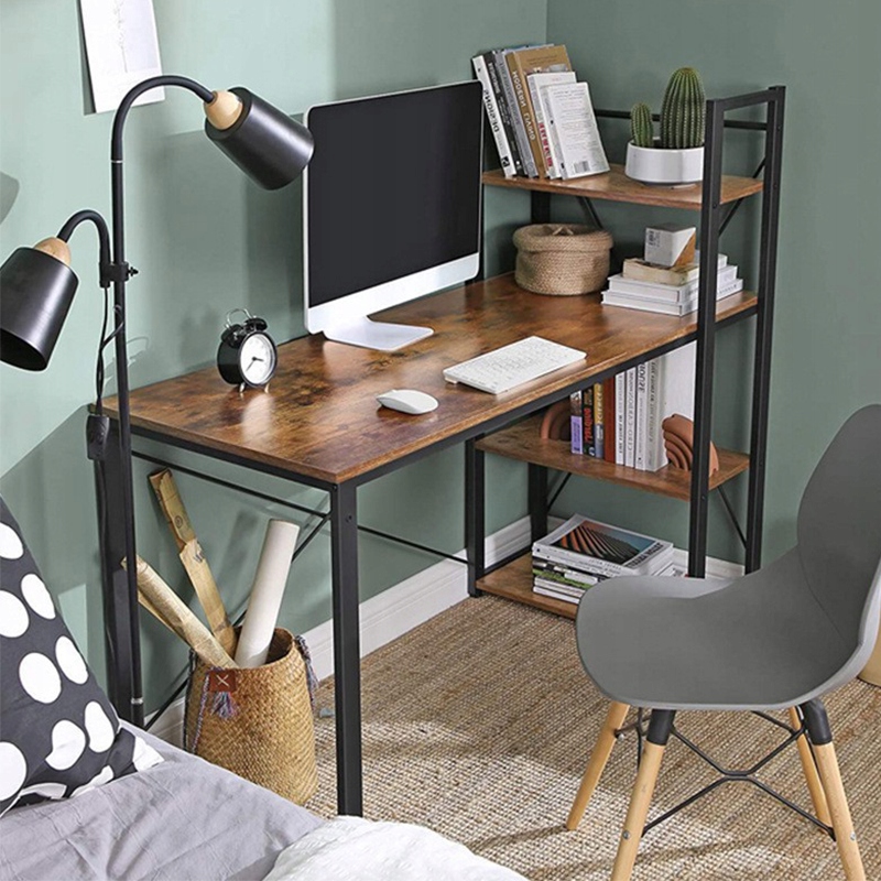 LOFTOWE BIURKO Z REGAŁEM STYL INDUSTRIALNY 120 x 60 x 120 cm L02 Kod producenta BIURKO Z REGAŁEM W STYLU INDUSTRIALNYM LOFT