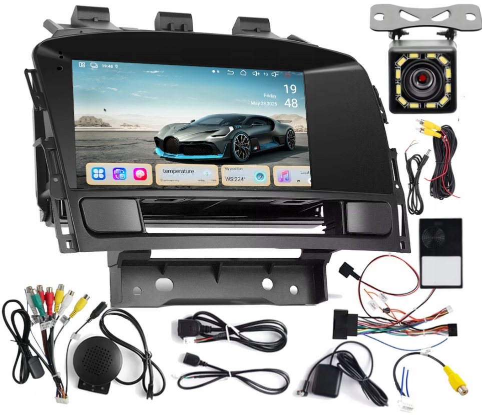 Rádio Navigace Opel Astra J 2009-2015 Android Carplay 6/128GB Sim Kamera