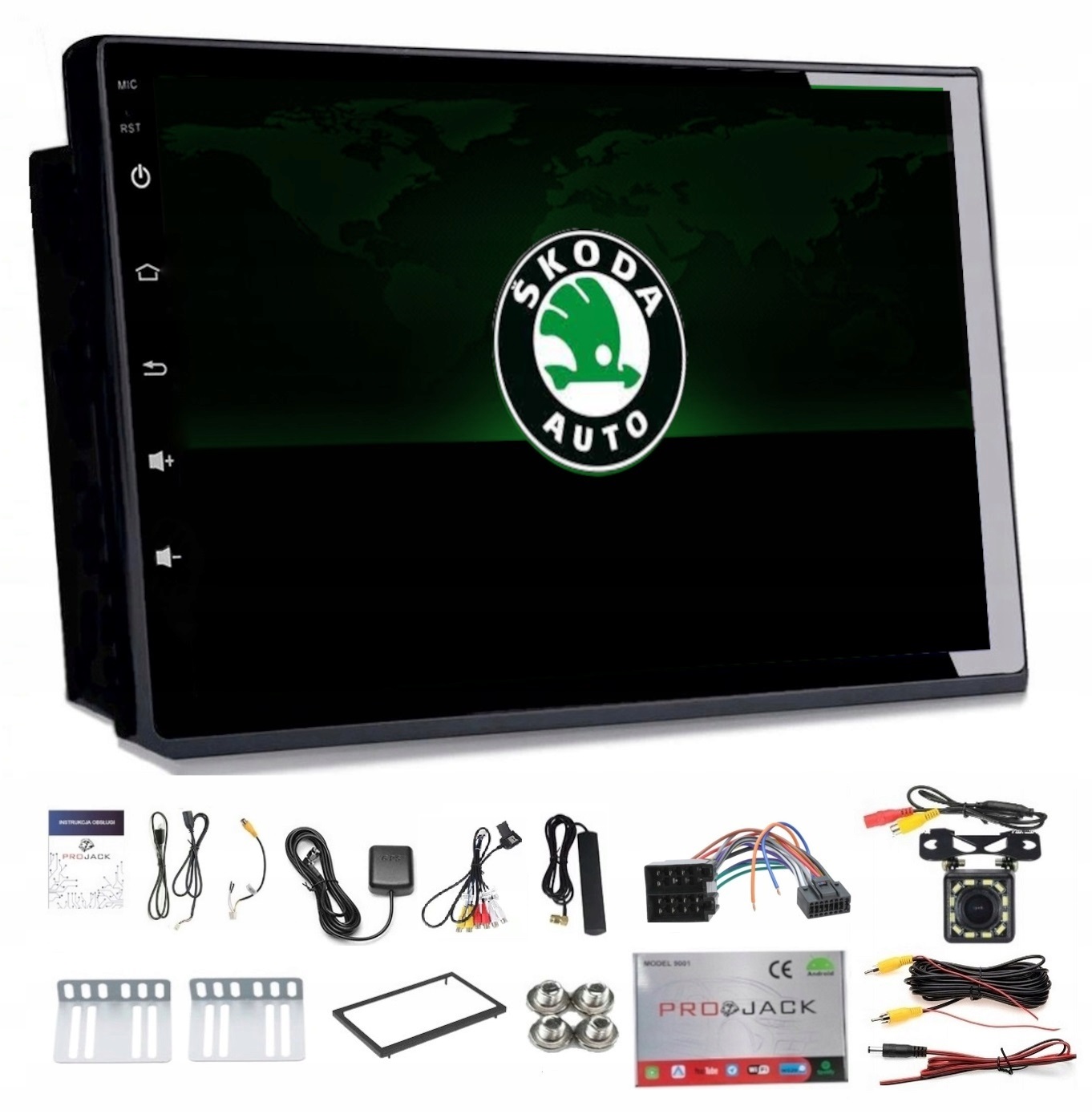 RADIO NAWIGACJA SKODA OCTAVIA 1996-2010 FABIA 1999-2004 CARPLAY 8/256GB SIM