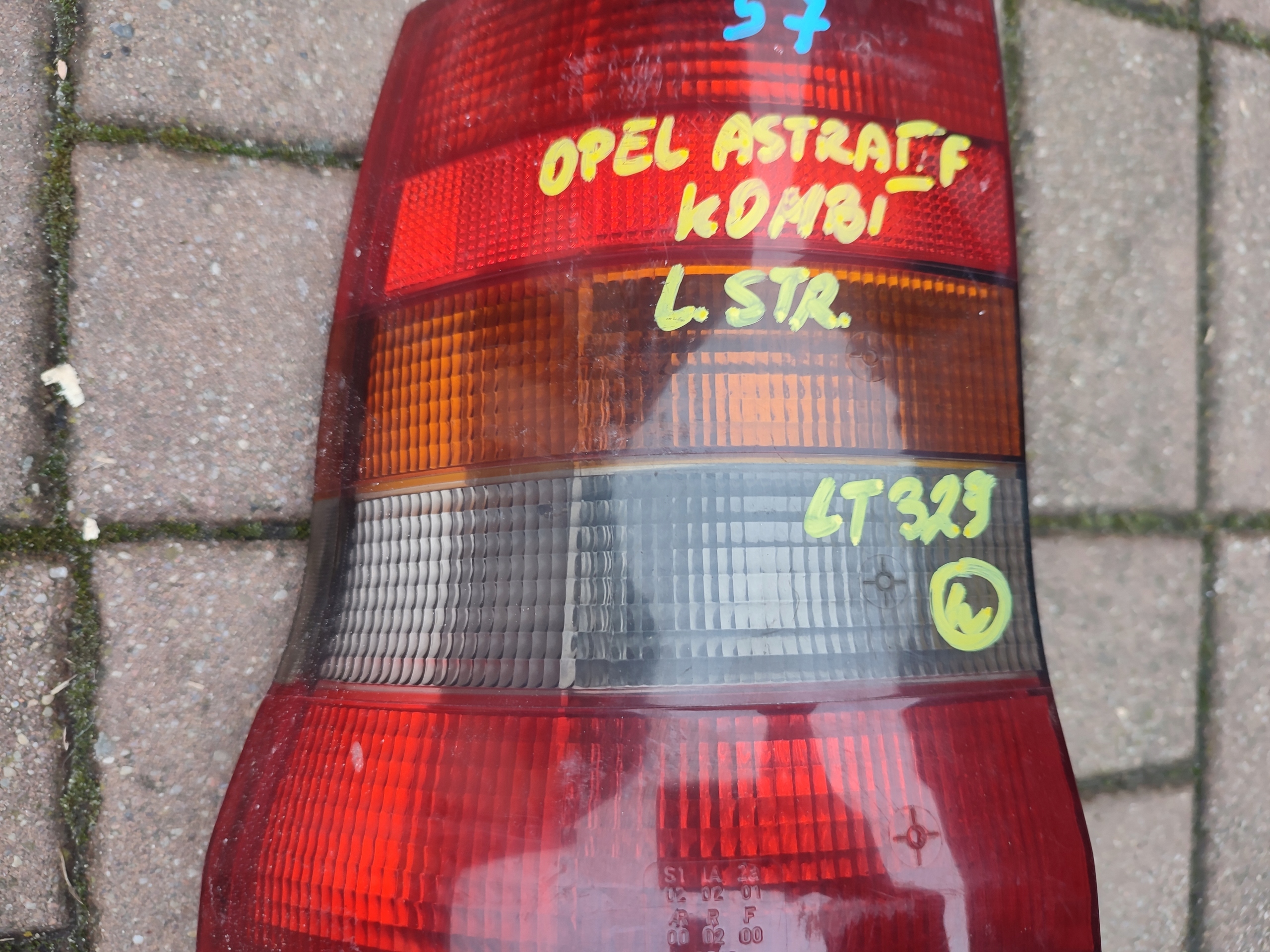 light left rear part left rear opel astra f kombi