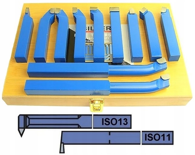 

Noże tokarskie 10x10mm nóż 13R i 11R kpl 13szt