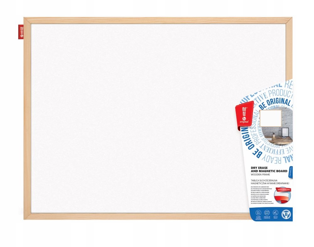 Tablica suchościeralna magnetyczna Memobe 120 x 90