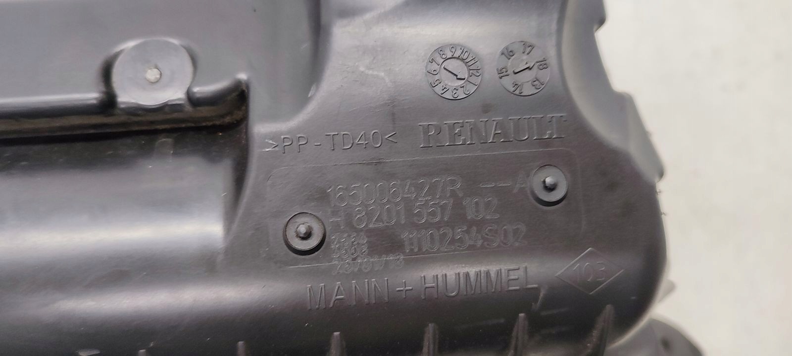 Gehäuse filter luft Renault Megane IV 1,3 TCE